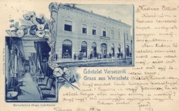 T2/T3 1899 Versec, Vrsac; Leonil Schulz üzlete, Hugo Apfelbaum Bútorgyára / Möbelfabrik /... - Non Classificati