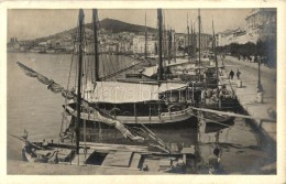 T2/T3 Split, Spljet, Spalato; Obala / Port, Coast, Sailboats. 'K.u.K. Kriegsmarine SMS Árpád'... - Non Classificati