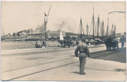 T2 1915 Pola, Palace Hotel, Port, Steamships. Fot. G. Fiorini, Photo - Non Classificati