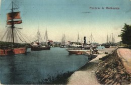 T2/T3 Metkovic, KikötÅ‘ GÅ‘zhajókkal / Port With Steamships + K.u.K. Pionierdetachement - Mostar (EK) - Non Classificati