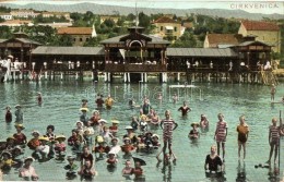 * T3/T4 Crikvenica, Strand FürdÅ‘zÅ‘kkel / Spa, Beach, Bathing People  (Rb) - Non Classificati