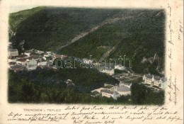 T2/T3 Trencsénteplic, Trencianske Teplice; Látkép, Hermann Seibt Kiadása / General View... - Non Classificati