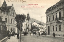 T2 Trencsénteplic, Trencianske Teplice; Kossuth Lajos Utca / Gasse / Street - Non Classificati