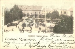 T2 Rozsnyó, Roznava; Vásártér, Piac. Pauchly Nándor Kiadása. Vogel D.... - Non Classificati