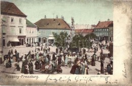 T4 Pozsony, Pressburg, Bratislava; Vásártér / Marktplatz / Market Square (r) - Non Classificati