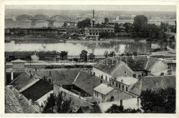 T2 Komárom, Komárno; Látkép MFTR Rakodóparttal / Panorama View With Quay - Non Classificati