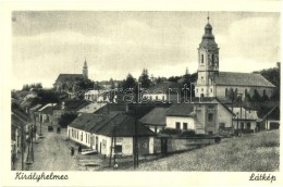 ** T2 Királyhelmec, Královsky Chlmec; Látkép Templommal / Street, Church - Non Classificati