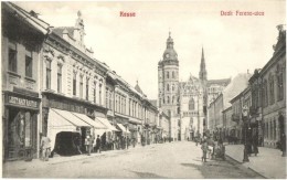 ** T2/T3 Kassa, Kosice; Deák Ferenc Utca, Liszt Nagyraktár / Street View With Shops (EB) - Non Classificati