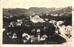 T3 1928 Hegybánya, Stiavnické Bane; Látkép Gyárral és Templomokkal /... - Non Classificati