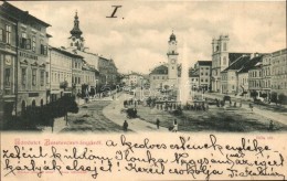 T2/T3 1899 Besztercebánya, Banska Bystrica; Béla Tér, Gyógyszertár / Square,... - Non Classificati