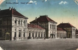 T3 Szatmárnémeti, Satu Mare; Vasútállomás / Railway Station (kopott Sarkak /... - Non Classificati