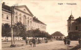 T3/T4 Lugos, Lugoj; Vármegyeház, Piac / County Hall, Market - Non Classificati