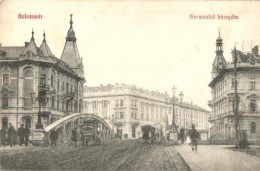 T2 Kolozsvár, Cluj; Szamos Híd Környéke, Lovaskocsik / Bridge Street View, Horse Carts - Non Classificati