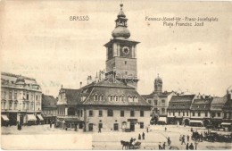 T2 Brassó, Kronstadt, Brasov; Ferenc József Tér, Tanácsháza / Piata / Platz /... - Unclassified