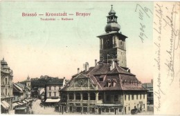 T2/T3 Brassó, Kronstadt, Brasov; Tanácsház, Stefan Zaray, Borbély Antal üzletei,... - Sin Clasificación