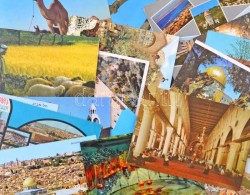** * 83 Db MODERN Izraeli, Judaikai Városképes Lap / 83 Modern Israel, Judaica Town-view Postcards - Unclassified