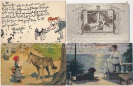 ** * 6 Db RÉGI Kutyás Motívumlap, Vegyes MinÅ‘ség / 6 Pre-1945 Dog Motive Cards, Mixed... - Sin Clasificación