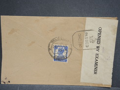 GRANDE BRETAGNE / INDE - Enveloppe De Bombay Pour La France En 1945 , Contrôle Postal Militaire - L 6387 - 1936-47  George VI