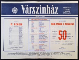 1986 Várszínház Május és Június Havi MÅ±soros Plakátja, IV.... - Otros & Sin Clasificación