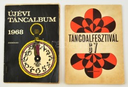 1967-1968 2 Db Kottafüzet - Táncdalfesztivál + Újévi Táncalbum - Non Classificati