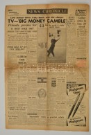 1953 A News Chronicle Angol újság November 26-diki Számának Sportrovata Az Angol-magyar... - Non Classificati