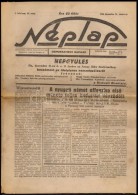 1944 Néplap, Debreceni Demokratikus Napilap, I. évfolyam 30. Szám, Benne A... - Non Classificati