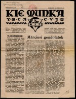1937 KIE Munka, Kiadja A Debreceni Keresztyén Ifjúsági Egyesület, V. évfolyam... - Non Classificati
