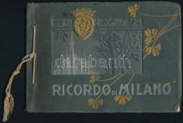 Cca 1910 Ricordo Di Milano, Képes Füzet Milánó Városáról 23 Db... - Non Classificati