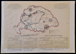 Cca 1920 Magyarország ásványi FÅ±tÅ‘anyagkészlete / Stock De Combustiles... - Other & Unclassified