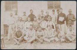Cca 1917 Magyar Katonák Albániában, Fezben. Fotólap - Otros & Sin Clasificación