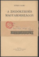 1938 Bp., Stern Samu: A Zsidókérdés Magyarországon, Tiszteletpéldány,... - Altri & Non Classificati