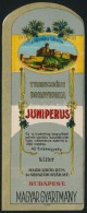 Cca 1900 Juniperus Trencséni Borovicska Italcímke, Klösz Rt., 13,5x5,5 Cm - Publicidad