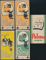 Cca 1920-1940 Palma Számolócédulák, 5 Db. - Pubblicitari