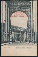 Cca 1910 Krondorfi Savanyúvíz Felülnyomás Budapesti Képeslapon - Pubblicitari