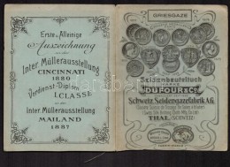 Cca 1900 Seidengazefabrik A.G. Schweiz  áruminta - Publicidad