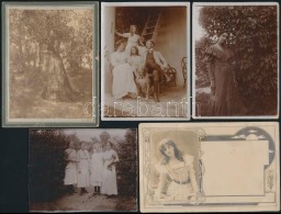 Cca 1860-1910 Vegyes Fotó Tétel, 30 Db (keményhátú Fotók, Fotók,... - Altri & Non Classificati