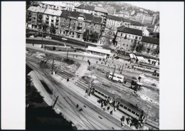 Cca 1970 Budapest, Moszkva Téri átépítés, 2 Db Vintage Negatívról... - Altri & Non Classificati