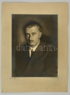 1934 Miskolc, Dr. Kiss Ferenc (1875-1941) Anatómia Professzor Kartonra  Kasírozott Fotója Roth... - Altri & Non Classificati