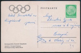1936 Az Olimpia Bajnok Magyar Vízilabdázó Németh János Hazaküldött... - Altri & Non Classificati