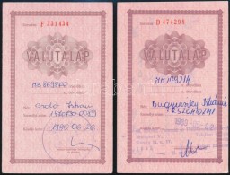 1968-1993 Vegyes Okmány Tétel (fényképes útlevelek, Valutalap, Magyar... - Non Classificati