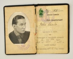 1939 Fényképes ügyvédjelölti Igazolvány, Szakadt Borítóval - Non Classificati