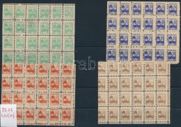 1930 Gyermekposta Sor 1f, 2f, 5f, 10f, 24-es Tömb - Zonder Classificatie