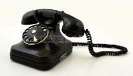 Retró Fekete Tárcsázós Telefon, Jó állapotban - Altri & Non Classificati