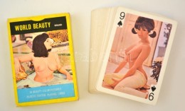'World Beauty' Erotikus Retró Francia Kártya Pakli, Eredeti Dobozában, 54 Lap - Altri & Non Classificati