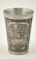 Calw, Hirschau Városképes ón Pohár / Tin Glass 9 Cm - Andere & Zonder Classificatie