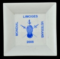 Limoges Porcelán Tál, Matricás, Hibátlan, Jelzett, 16x16x4 Cm - Otros & Sin Clasificación