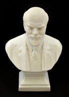 Herendi Lenin Porcelán Büszt, Fehér Mázas, Hibátlan,... - Altri & Non Classificati