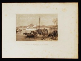 1856 Pétervárad Látképe. Festung Peterwardein An Der Donau In Sirmien.... - Prenten & Gravure