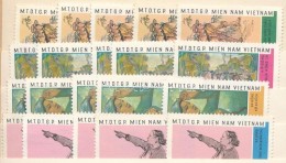 ** Viet-Kong 1968 Festmény Sor 5 X Mi 15-18 (Mi EUR 100,-) - Altri & Non Classificati