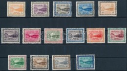 ** 1960/1962 Dam Wadi Hanifa 15 érték Mi 71-85 - Otros & Sin Clasificación